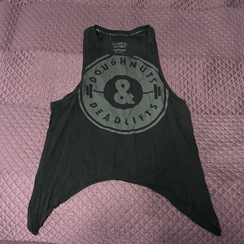 Donuts and deadlifts tank top